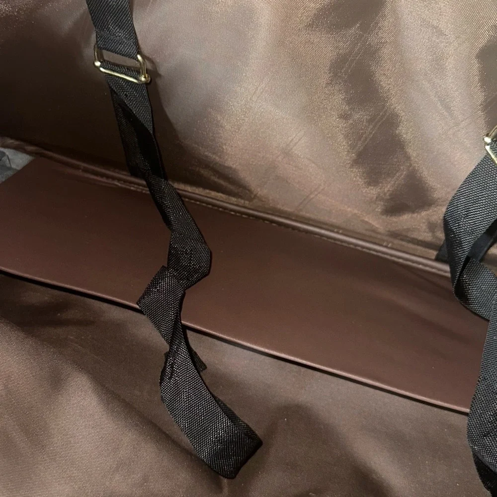 London Fog Brown and Tan Laptop Bag Classic Design‎
